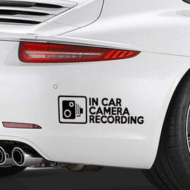 Camera Recording Car Sticker