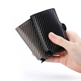 Carbon Fiber Anti RFID Card Holder