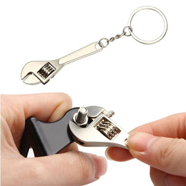 Car Wrench Keychain made out of Stainless Steel