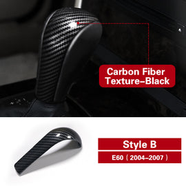 TPIC Auto Accessories Interior ABS Gear Shift Cover Decoration Sticker For BMW E60 E70 E71 Old 5 Series X5 X6 Car Styling